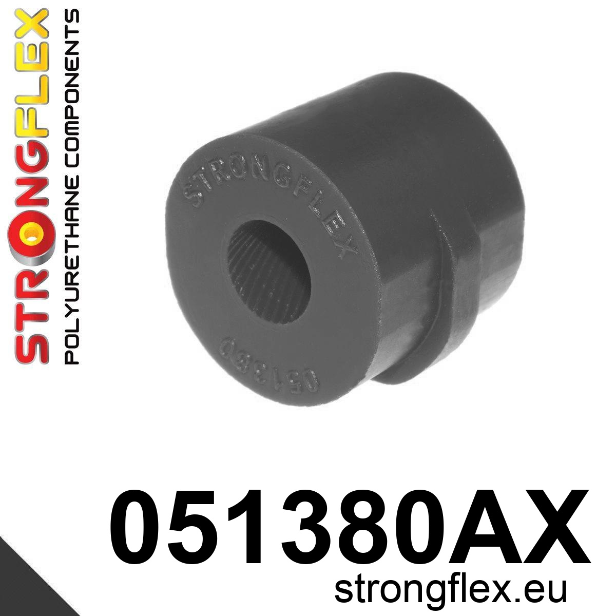 Strongflex Citroën Voorste stabilisatorrubber SPORT – 051380AX ZWART 1 Strongflex Citroën Voorste stabilisatorrubber SPORT – 051380AX ZWART