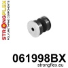 Strongflex Dodge Achterste differentieel steun - voorste rubber – 061998BX ZWART