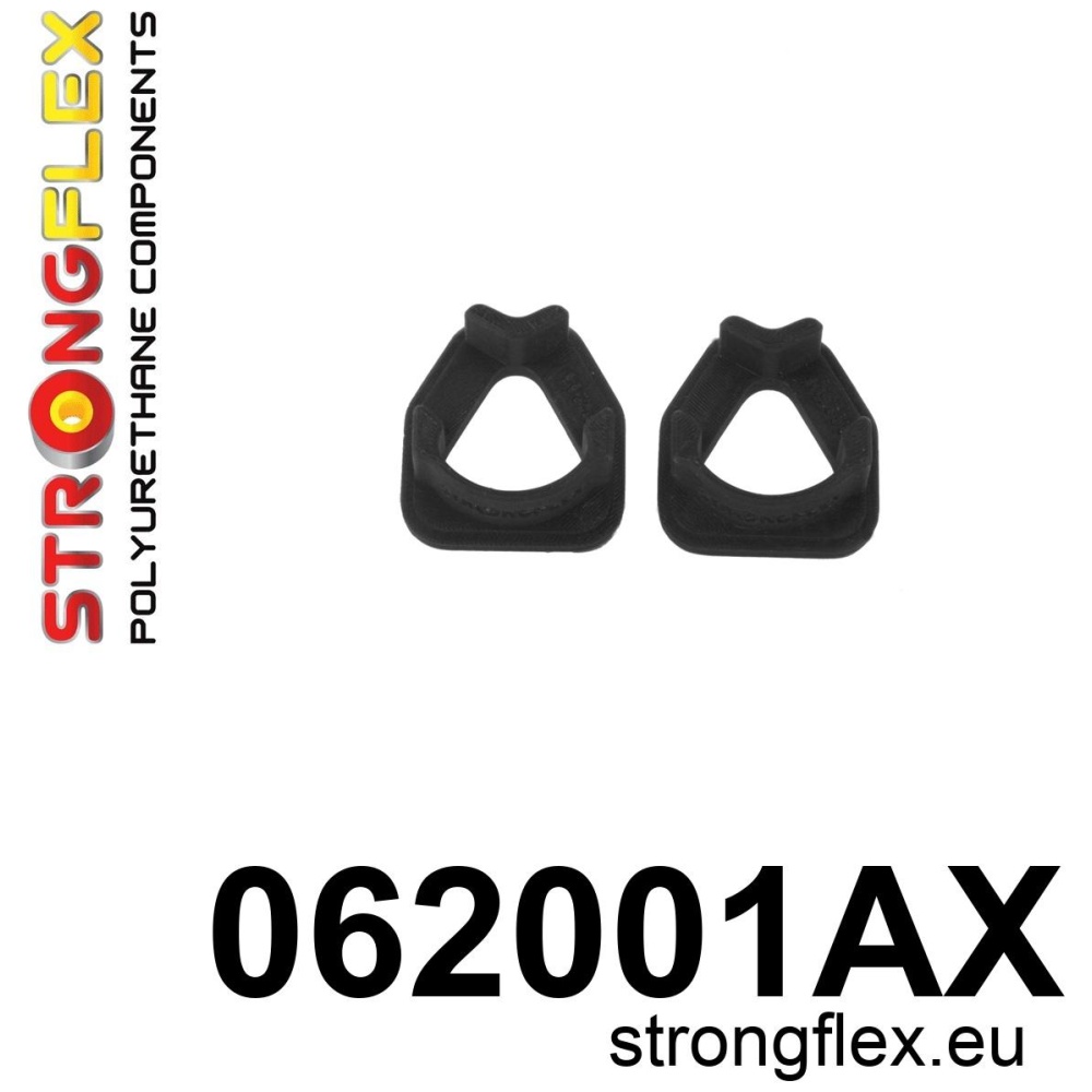 Strongflex Fiat Lower engine mount insert SPORT – 062001AX ZWART