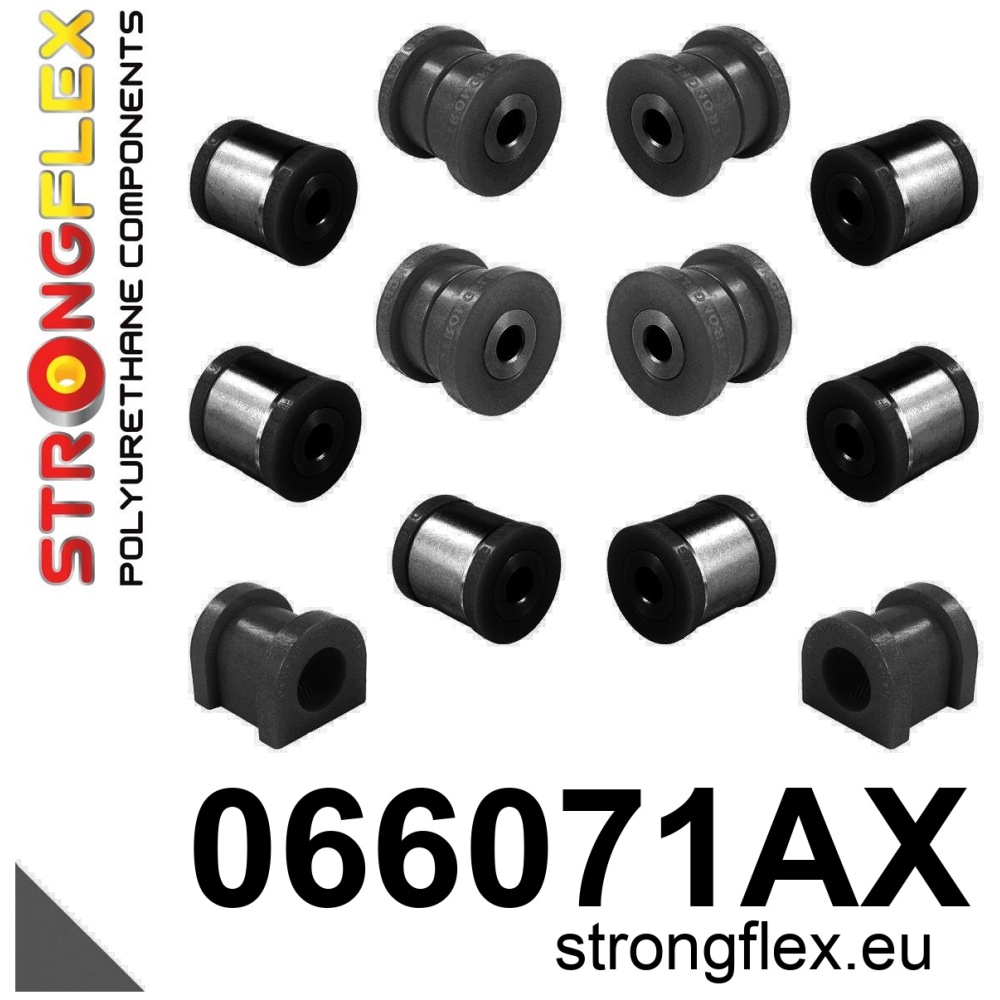 Strongflex Dodge Achterste ophangrubberset SPORT – 066071AX ZWART