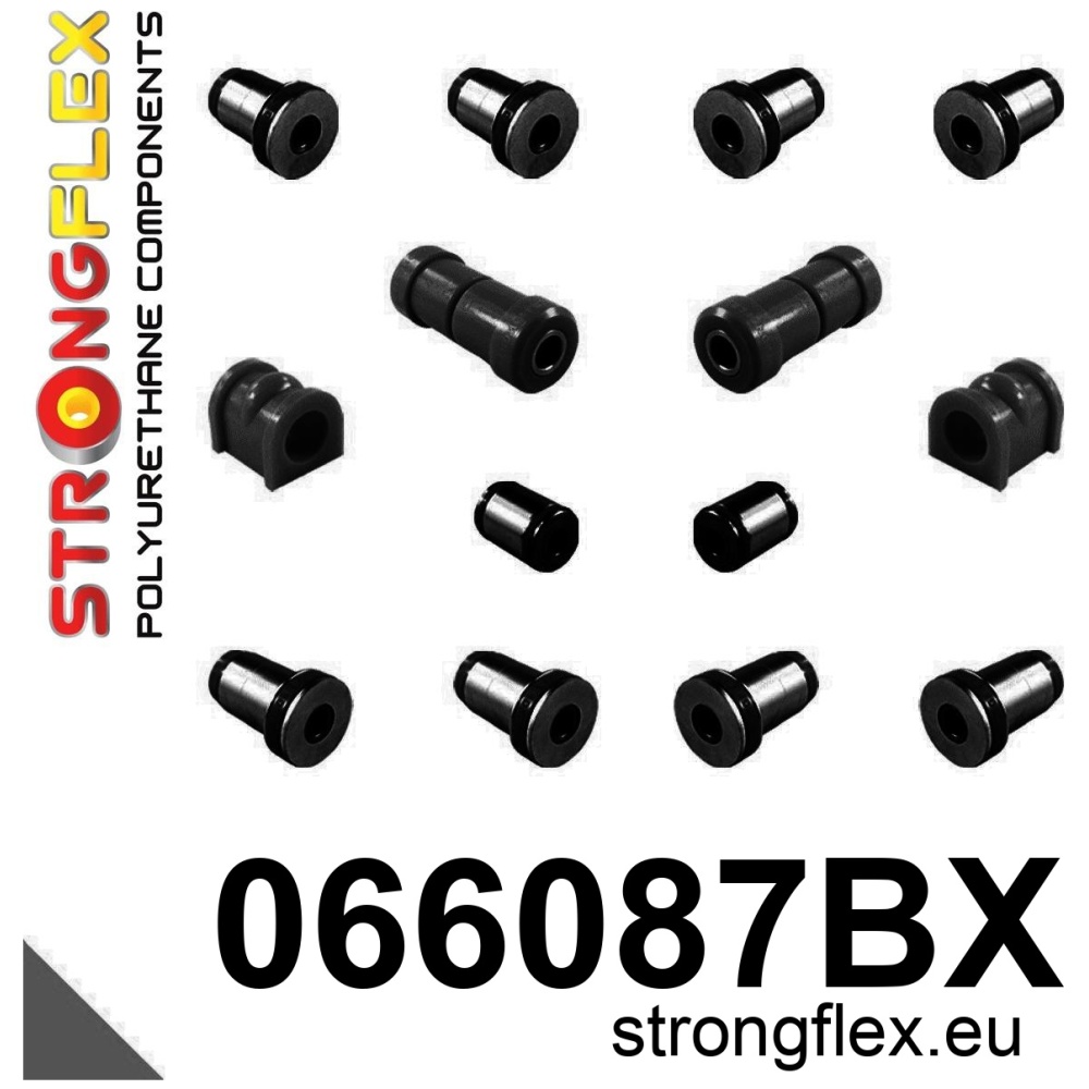 Strongflex Dodge Achterste ophangrubberset – 066087BX ZWART