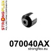 Strongflex Ford Achterste onderste draagarm rubber - voorste binnenste SPORT – 070040AX ZWART
