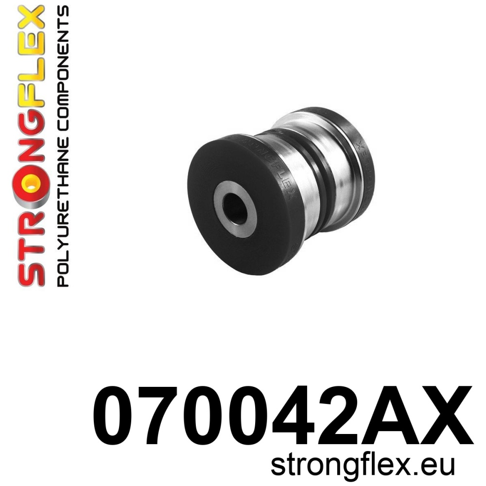 Strongflex Ford Achterste subframe – voorste rubber SPORT – 070042AX ZWART
