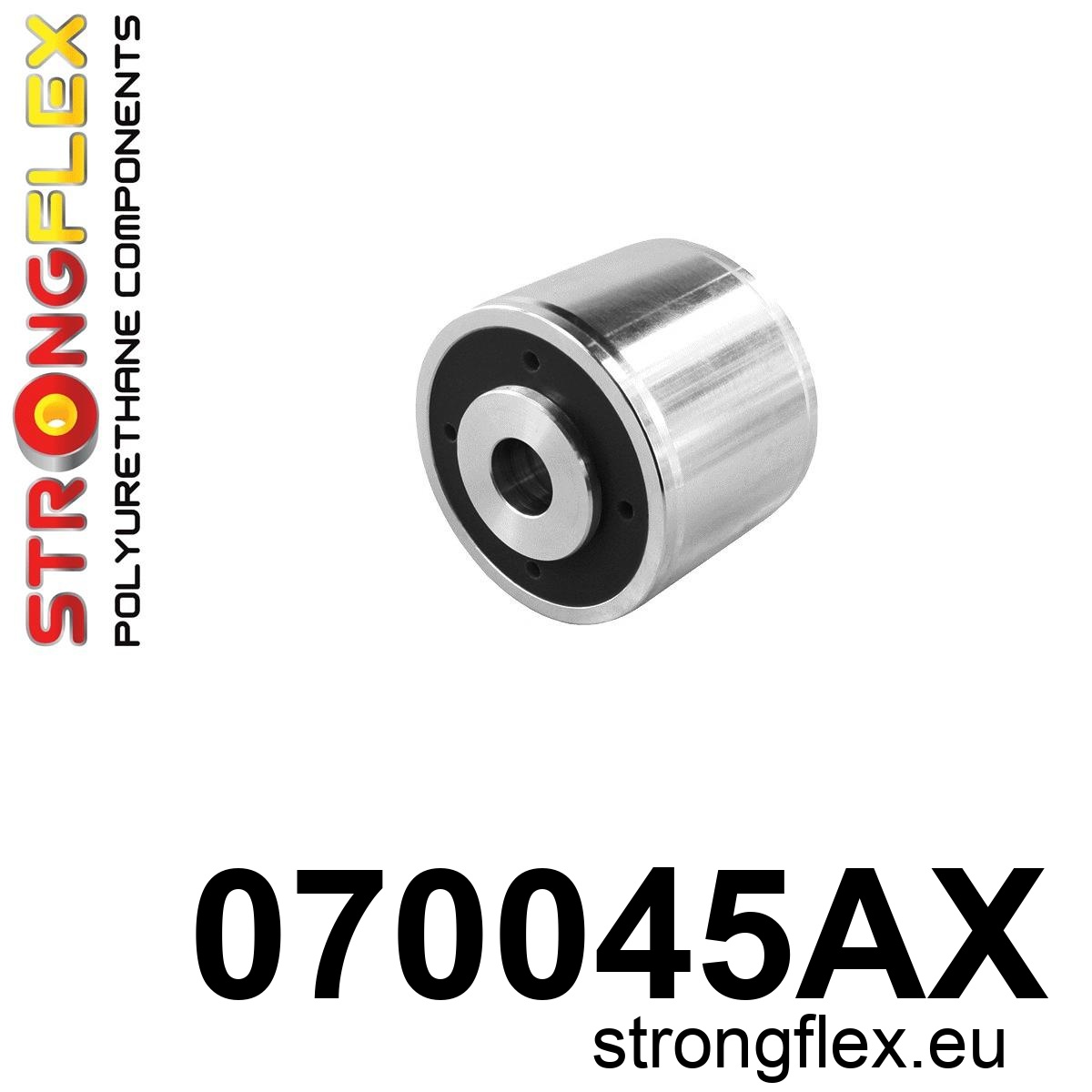 Strongflex Ford Achterste differentieel steun - achterste rubber SPORT – 070045AX ZWART 1 Strongflex Ford Achterste differentieel steun - achterste rubber SPORT – 070045AX ZWART