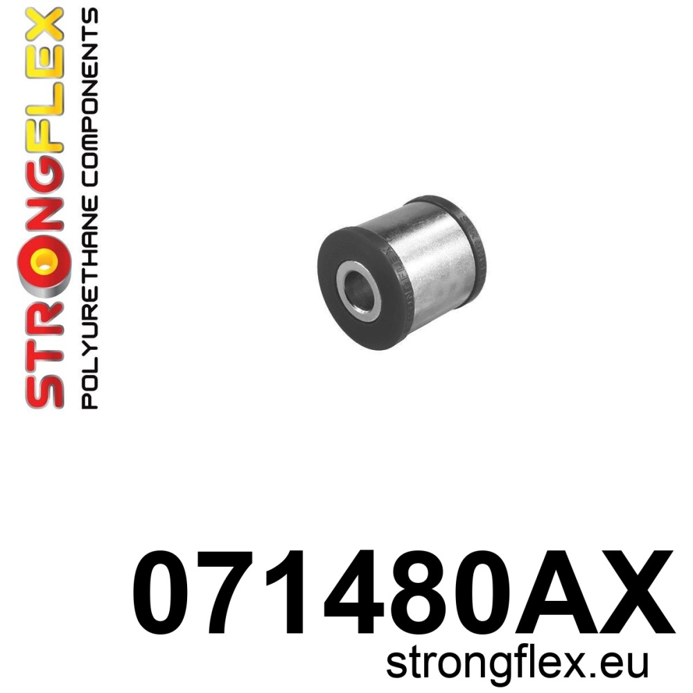 Strongflex Volvo C30 / C70 / S40 Achteras rubberset SPORT ZWART – 236214AX
