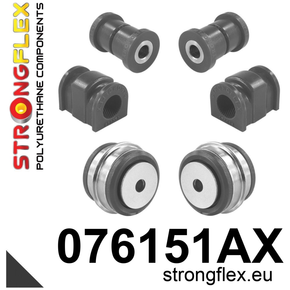 Strongflex Ford Voorste ophangrubberset SPORT – 076151AX ZWART
