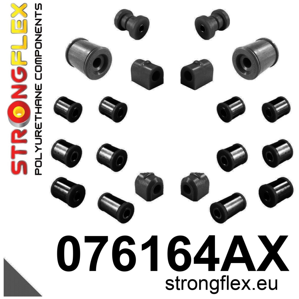 Strongflex Ford Complete ophangrubberset SPORT – 076164AX ZWART
