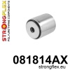 Strongflex Honda Vooras onderste draagarm rubber – outside SPORT – 081814AX ZWART
