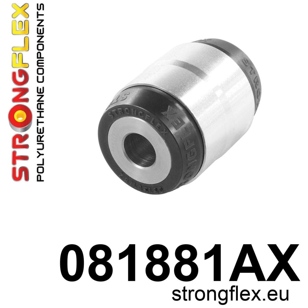 Strongflex Honda Achteras onderste draagarm – binnenste rubber SPORT – 081881AX ZWART