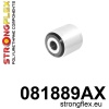 Strongflex Honda Achterste naaf rubber – voorste SPORT – 081889AX ZWART