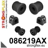 Strongflex Honda Voorste ophangrubberset SPORT – 086219AX ZWART
