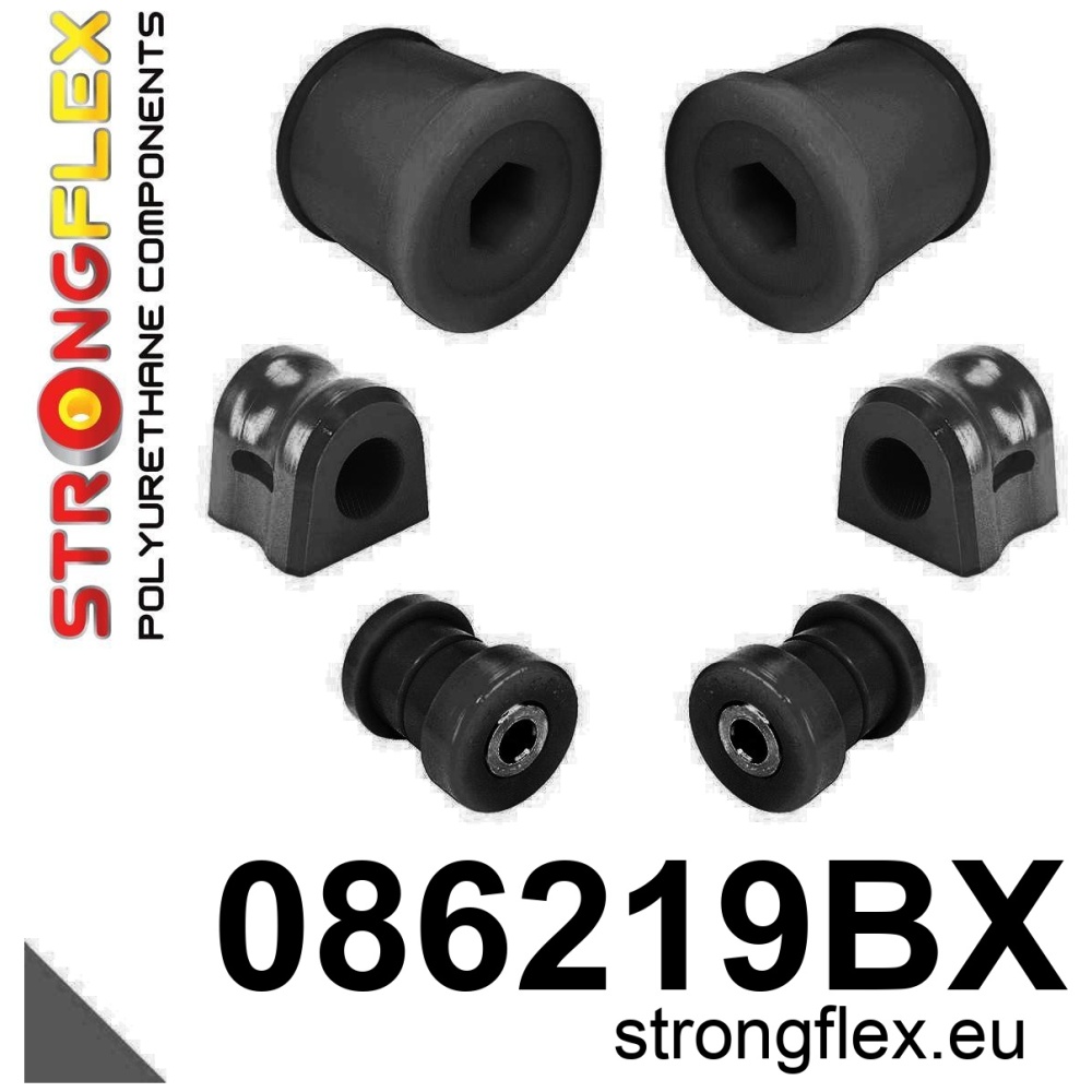 Strongflex Honda Voorste ophangrubberset – 086219BX ZWART