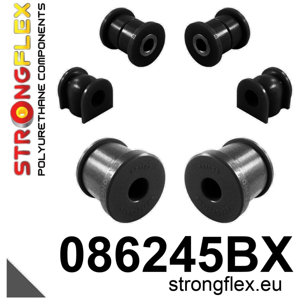 Strongflex Honda Voorste ophangrubberset – 086245BX ZWART