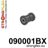 Strongflex Kia Vooras draagarm rubber voor – 090001BX ZWART