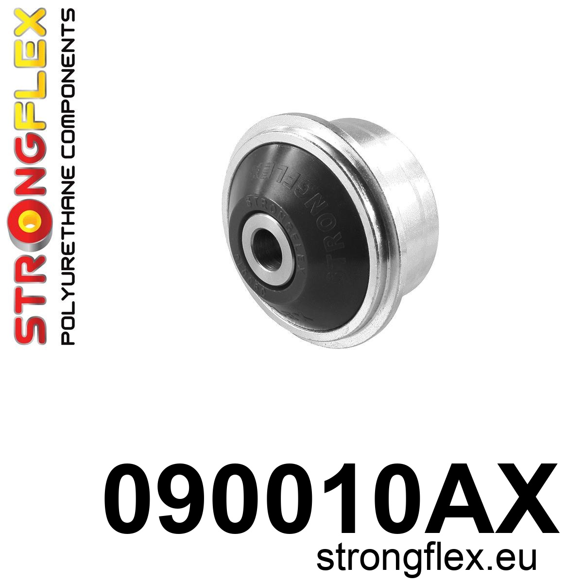 Strongflex Hyundai Voorste draagarm – achterste rubber SPORT – 090010AX ZWART 1 Strongflex Hyundai Voorste draagarm – achterste rubber SPORT – 090010AX ZWART