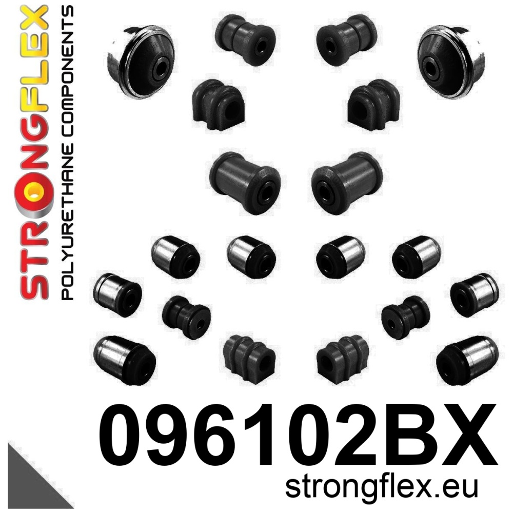 Strongflex Hyundai Complete ophangrubberset – 096102BX ZWART