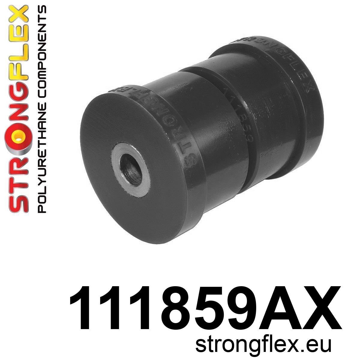 Strongflex Mercedes Voorste ophangrubberset SPORT – 116301AX ZWART 2 Strongflex Mercedes Voorste ophangrubberset SPORT – 116301AX ZWART - Afbeelding 2