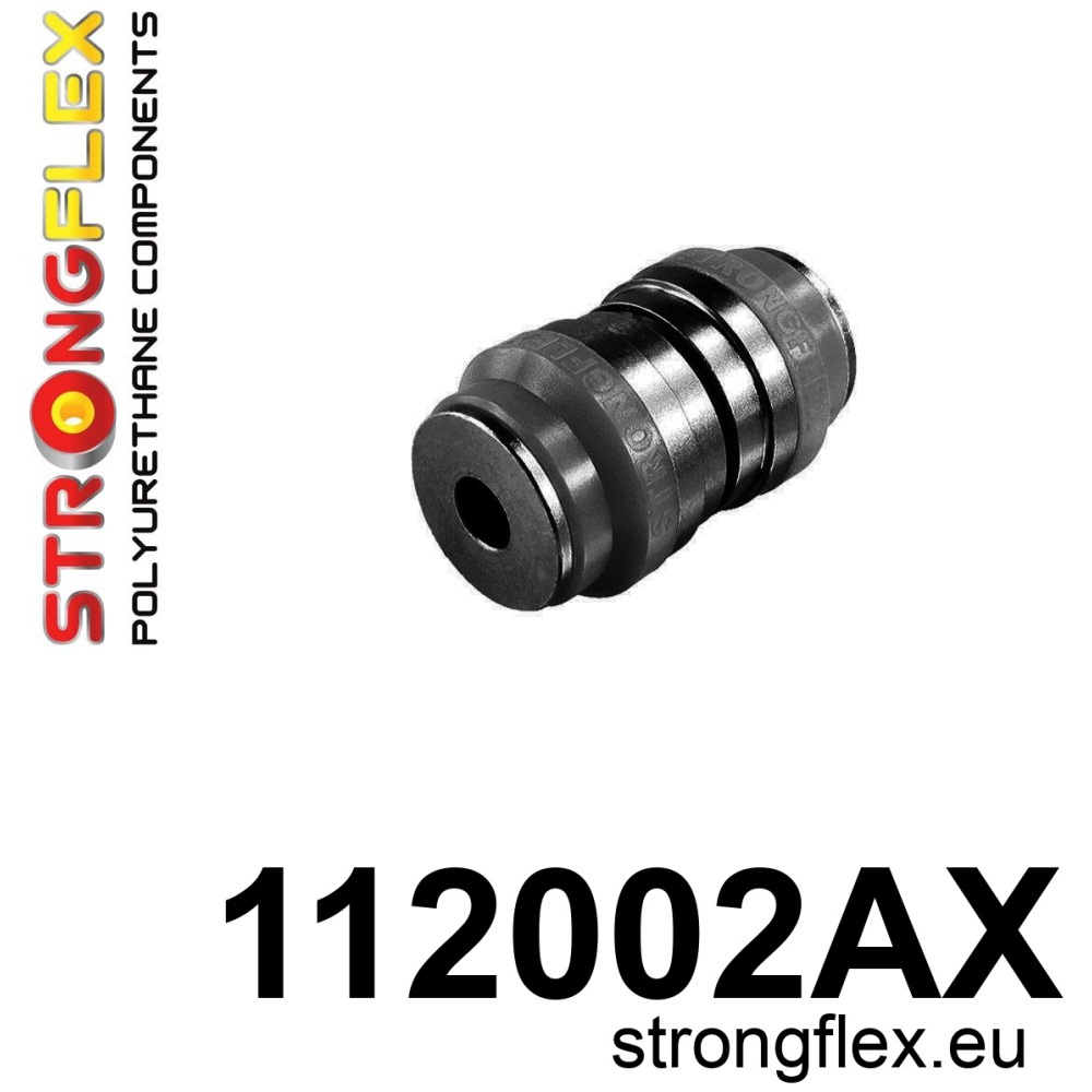Strongflex Mercedes Achteras onderste draagarm – binnenste rubber SPORT – 112002AX ZWART
