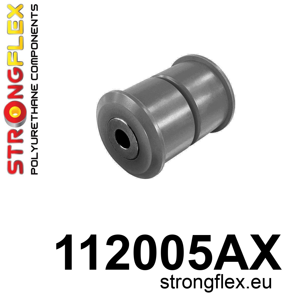 Strongflex Mercedes Achterste draagarm rubber SPORT – 112005AX ZWART 1 Strongflex Mercedes Achterste draagarm rubber SPORT – 112005AX ZWART