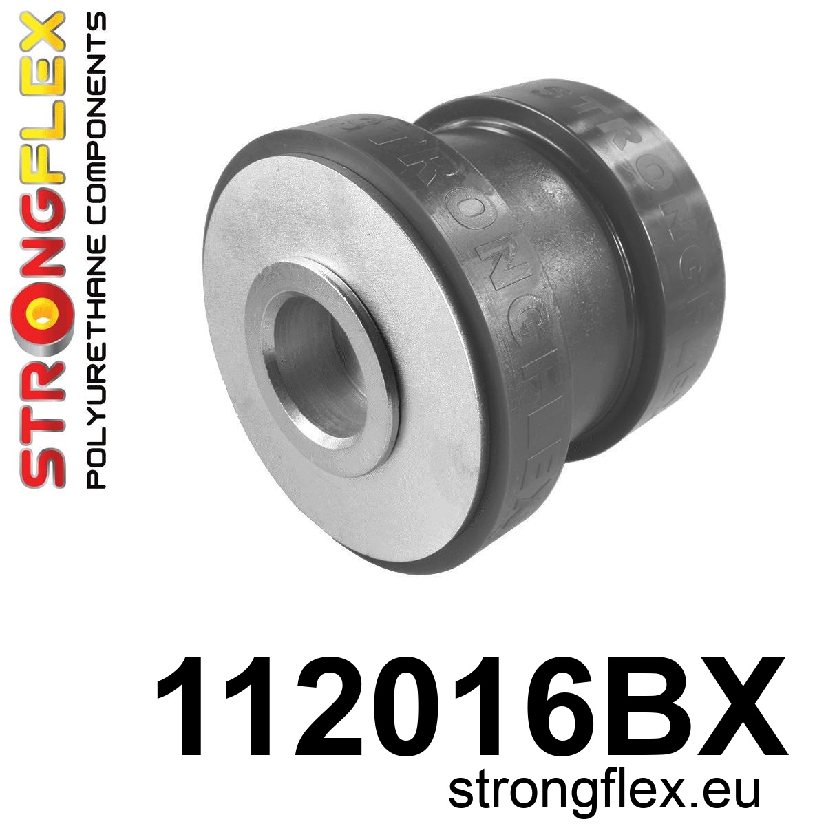 Strongflex Mercedes Achterste crossmember – achterste rubber – 112016BX ZWART 1 Strongflex Mercedes Achterste crossmember – achterste rubber – 112016BX ZWART