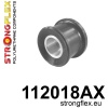 Strongflex Mercedes Achterste differentieel – achterste rubber SPORT – 112018AX ZWART