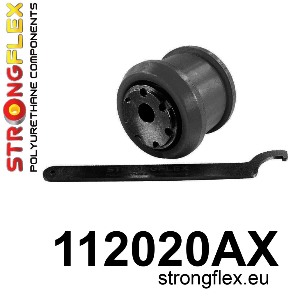 Strongflex Mercedes Voorste suspension - voorste rubber SPORT – 112020AX ZWART