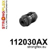 Strongflex Mercedes Achterste spoorstang binnenste rubber SPORT – 112030AX ZWART