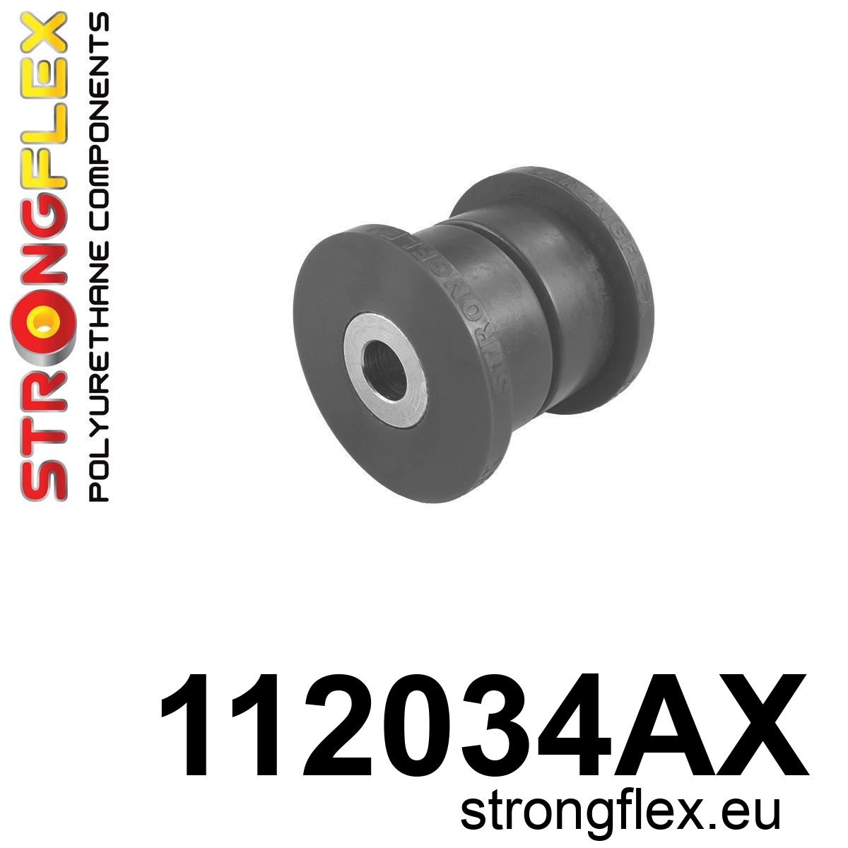 Strongflex Mercedes Achterste differentieel – voorste rubber SPORT – 112034AX ZWART 1 Strongflex Mercedes Achterste differentieel – voorste rubber SPORT – 112034AX ZWART