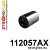 Strongflex Mercedes Vooras onderste draagarm rubbering - for the schokdemper SPORT – 112057AX ZWART