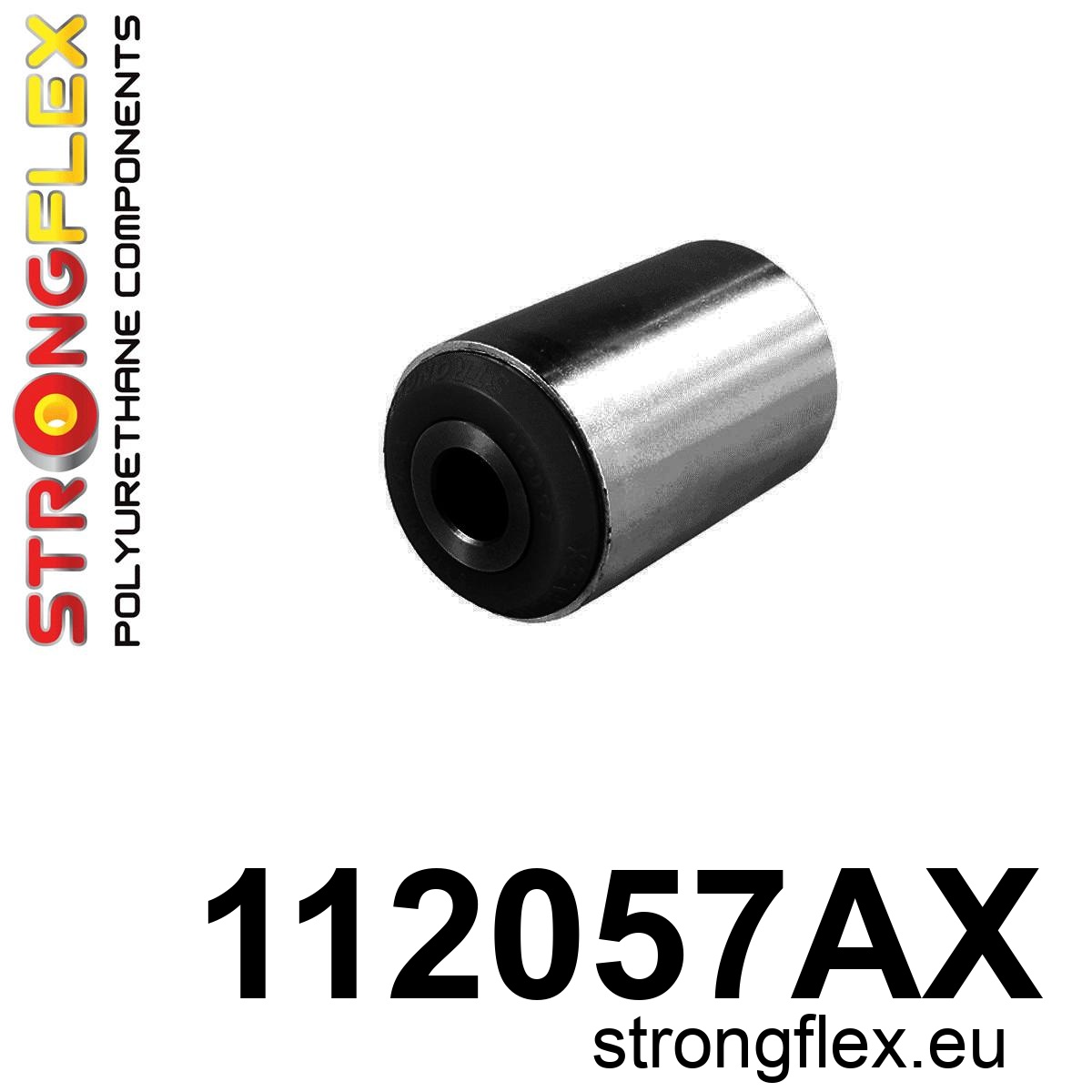 Strongflex Mercedes Vooras onderste draagarm rubbering - for the schokdemper SPORT – 112057AX ZWART 1 Strongflex Mercedes Vooras onderste draagarm rubbering - for the schokdemper SPORT – 112057AX ZWART