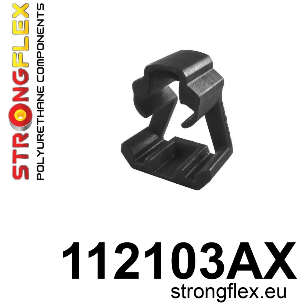 Strongflex Mercedes Lower engine mount insert SPORT – 112103AX ZWART