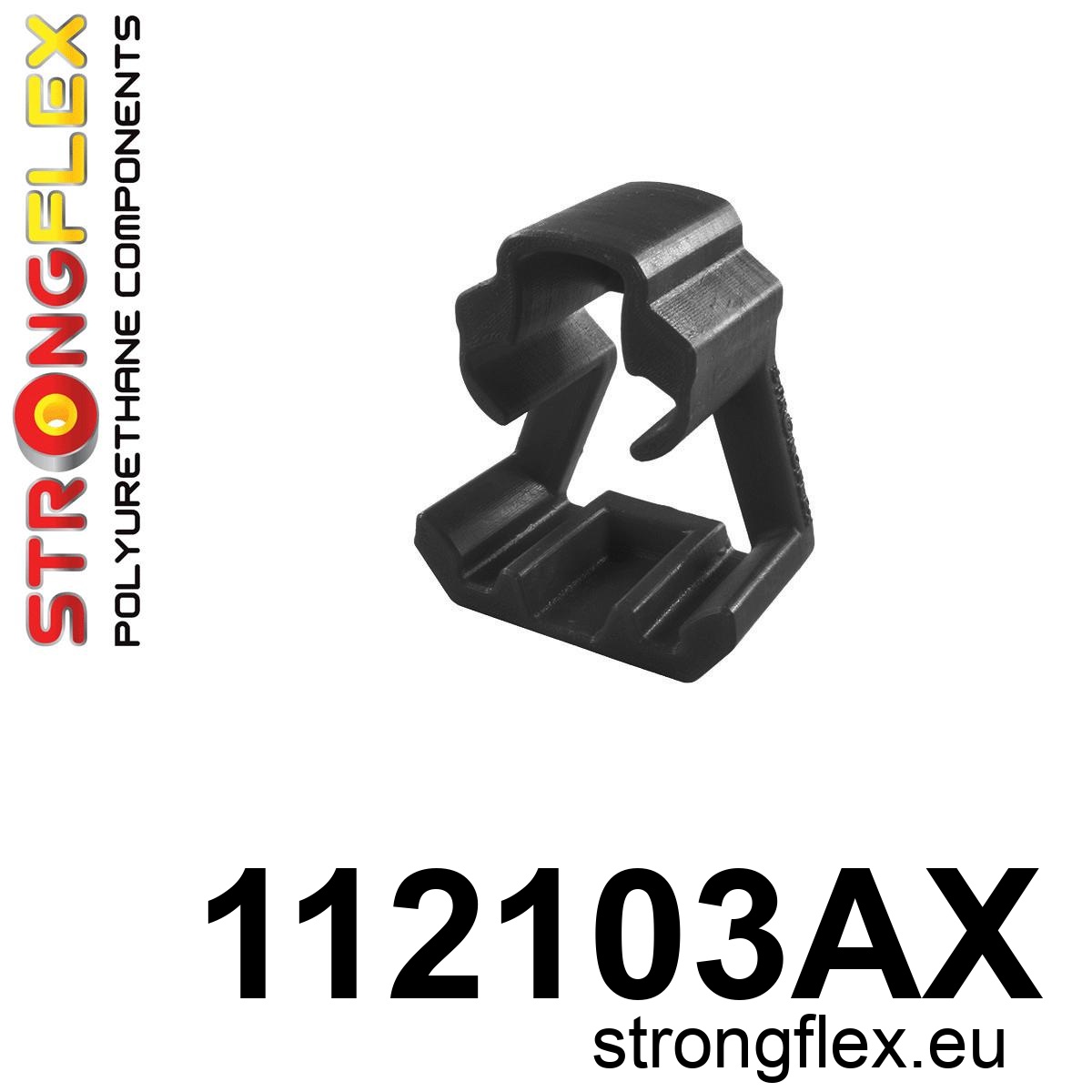 Strongflex Mercedes Lower engine mount insert SPORT – 112103AX ZWART 1 Strongflex Mercedes Lower engine mount insert SPORT – 112103AX ZWART
