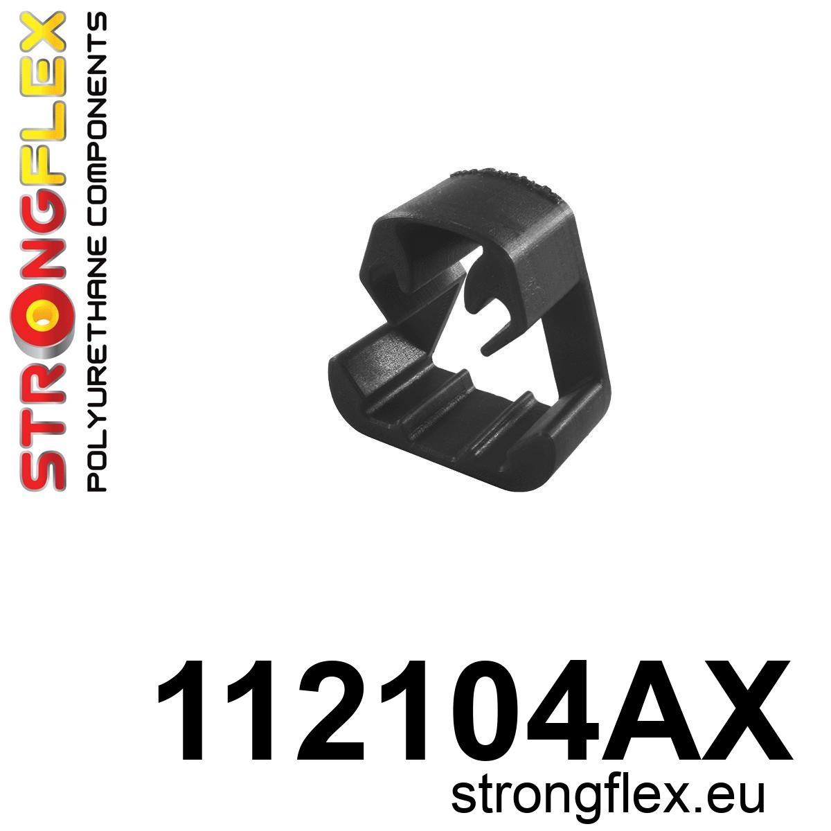Strongflex Mercedes Upper engine mount insert SPORT – 112104AX ZWART 1 Strongflex Mercedes Upper engine mount insert SPORT – 112104AX ZWART