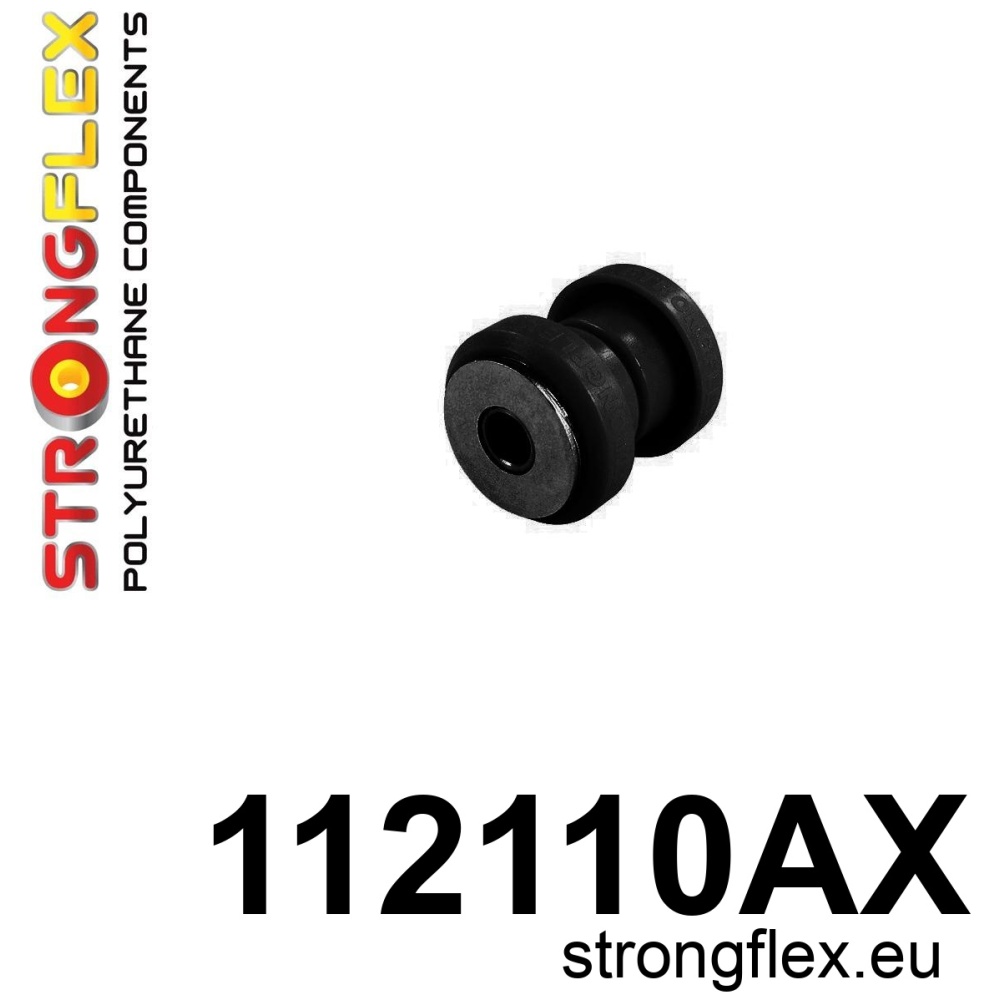 Strongflex Mercedes Vooras bovenste draagarm rubber SPORT – 112110AX ZWART