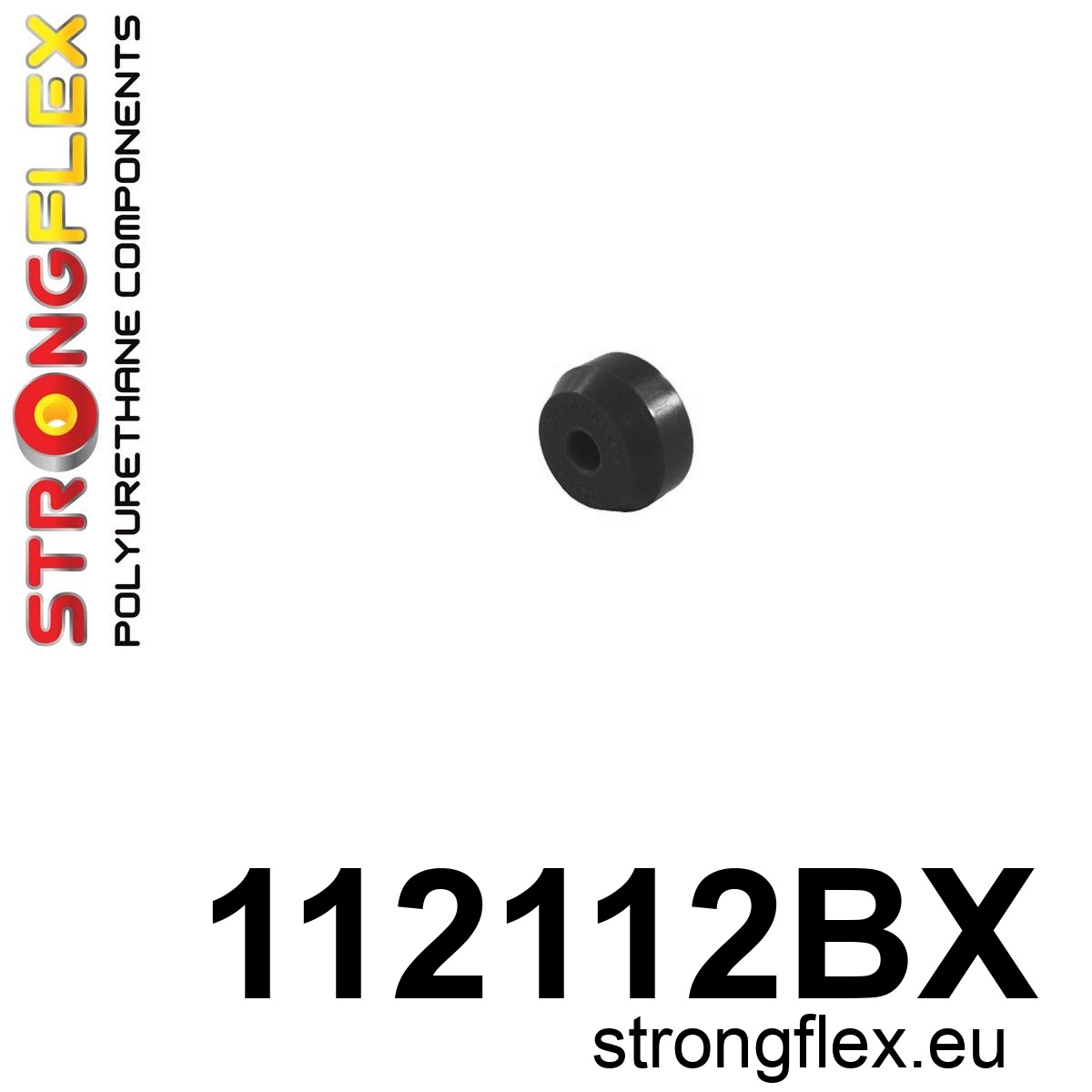 Strongflex Mercedes Voorste stabilisatorrubber – 112112BX ZWART 1 Strongflex Mercedes Voorste stabilisatorrubber – 112112BX ZWART
