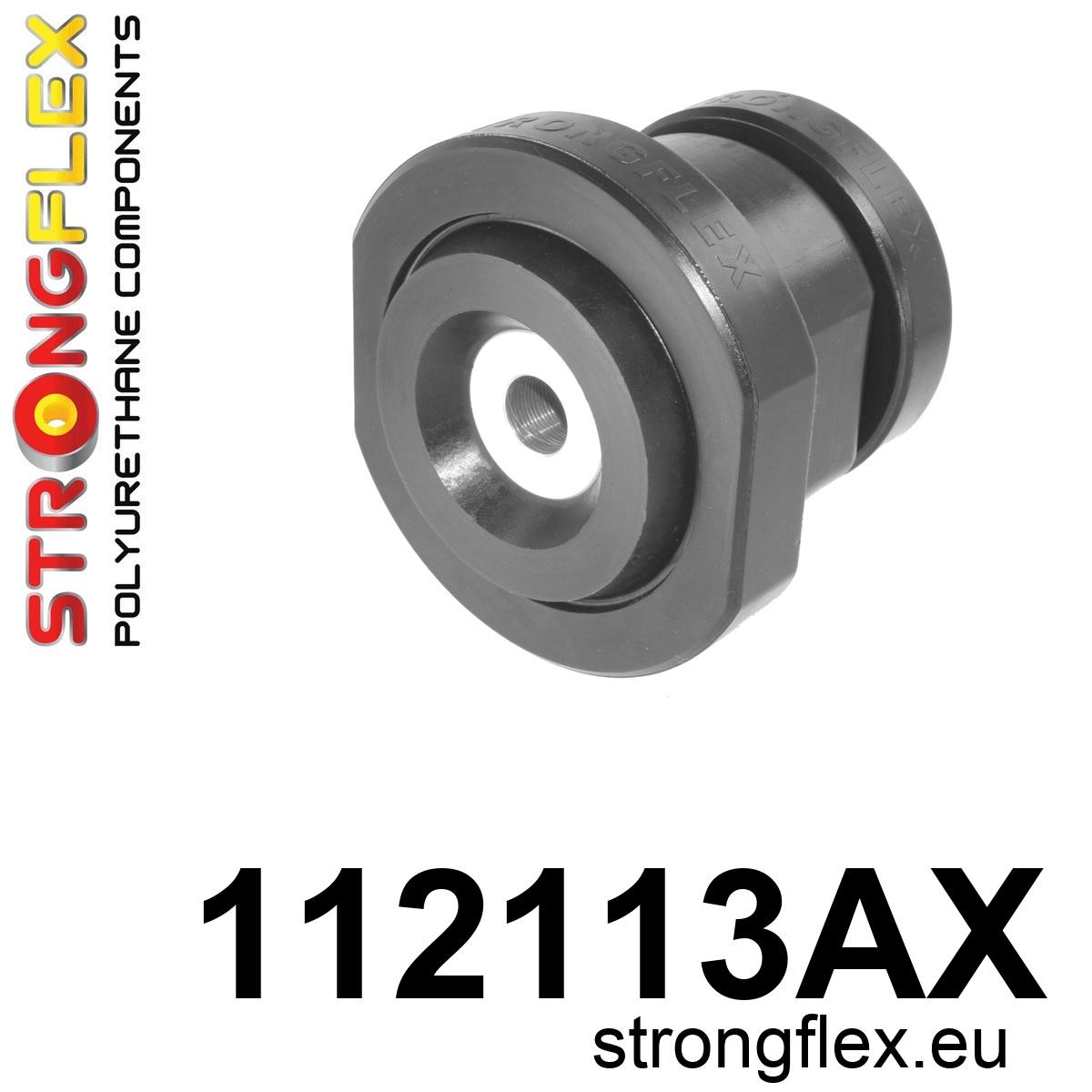 Strongflex Mercedes Achterste balk rubber SPORT – 112113AX ZWART 1 Strongflex Mercedes Achterste balk rubber SPORT – 112113AX ZWART