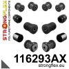 Strongflex Mercedes Kit de silentblocs de suspension avant SPORT – 116293AX NOIR