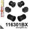 Strongflex Mercedes Voorste ophangrubberset – 116301BX ZWART