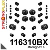 Strongflex Mercedes Complete polyurethaan ophangrubberset – 116310BX ZWART