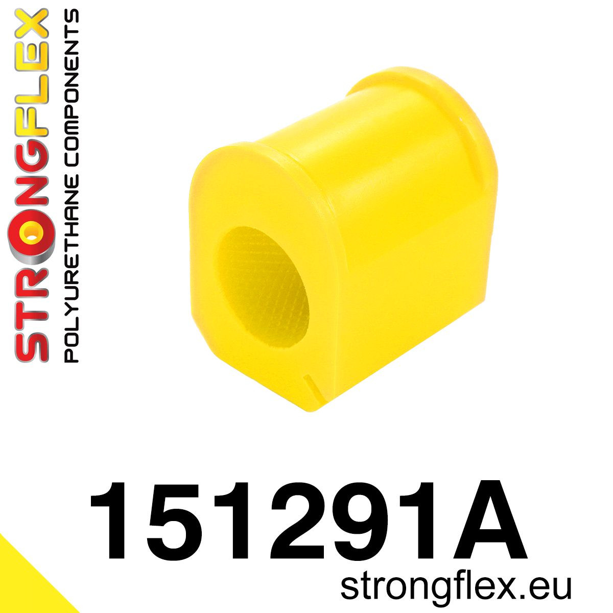 Strongflex Renault Voorste stabilisatorrubber SPORT – 151291A 1 Strongflex Renault Voorste stabilisatorrubber SPORT – 151291A
