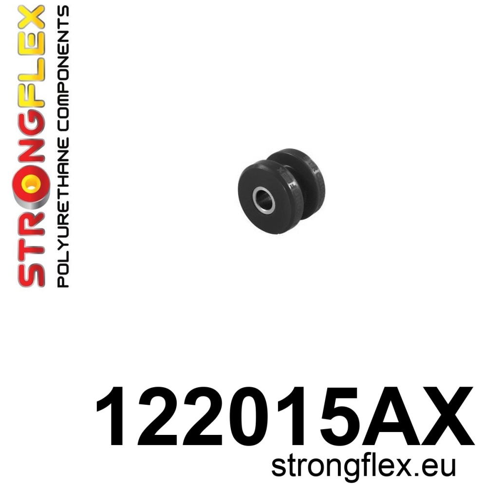 Strongflex Mitsubishi Voorste balk rubbering SPORT – 122015AX ZWART