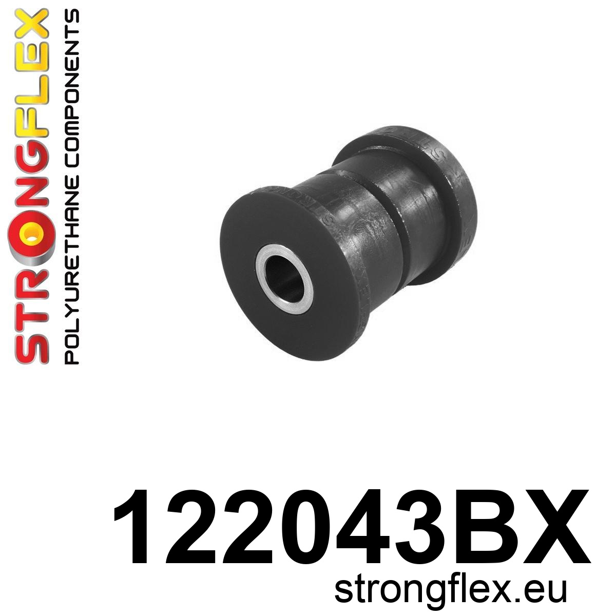 Strongflex Dodge Achterste subframe - achterste rubber – 122043BX ZWART 1 Strongflex Dodge Achterste subframe - achterste rubber – 122043BX ZWART