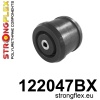 Strongflex Dodge Motorsteun rubbering – left – 122047BX ZWART