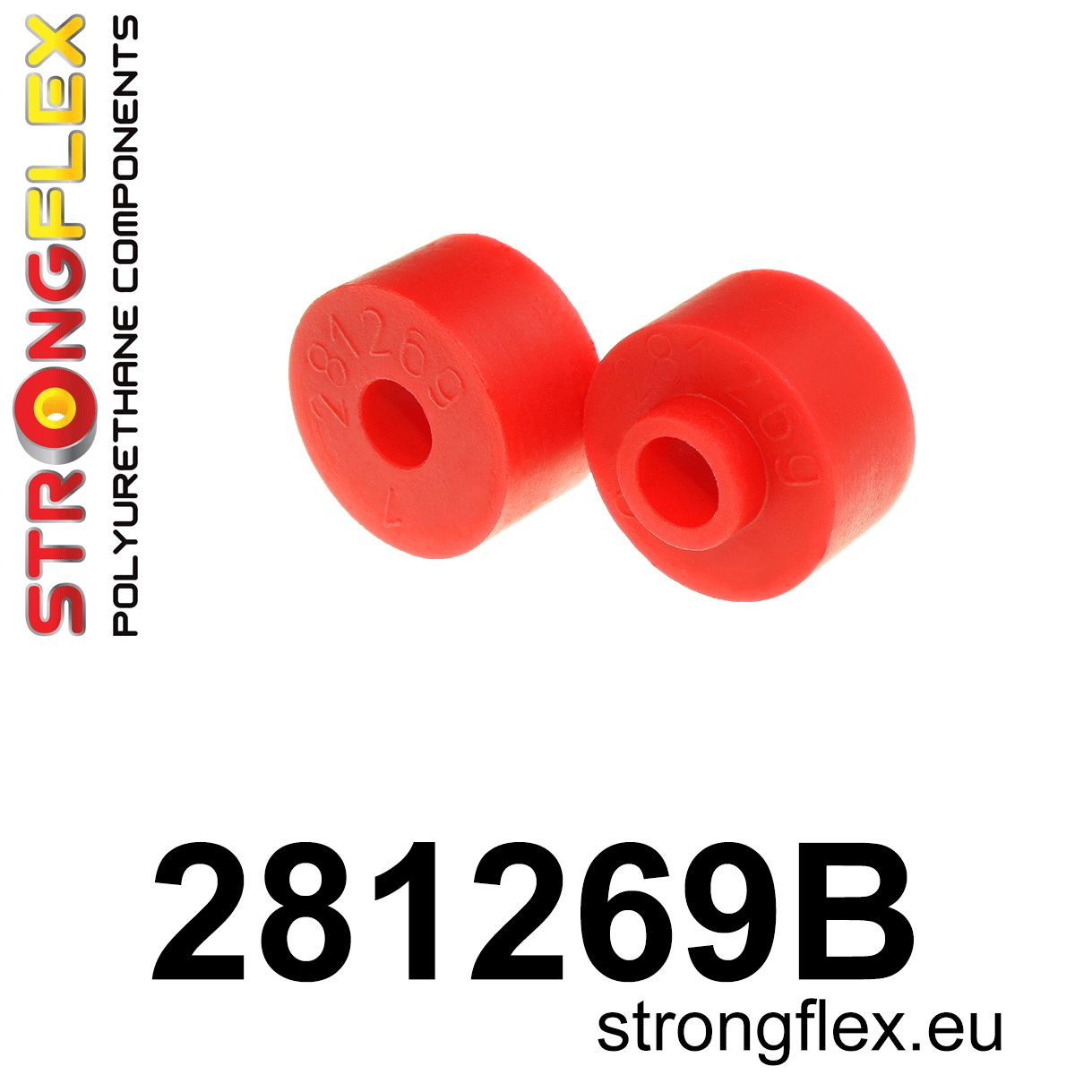 Strongflex Nissan Achterste stabilisatorstang-rubber – 281269B 1 Strongflex Nissan Achterste stabilisatorstang-rubber – 281269B