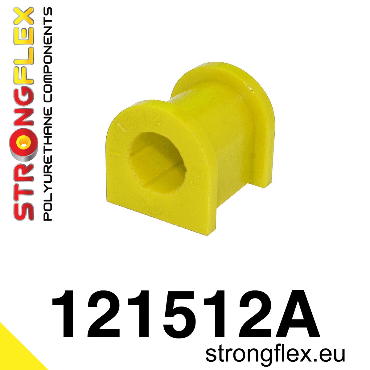 Strongflex Mitsubishi Achterste stabilisator rubber SPORT – 121512A 1 Strongflex Mitsubishi Achterste stabilisator rubber SPORT – 121512A