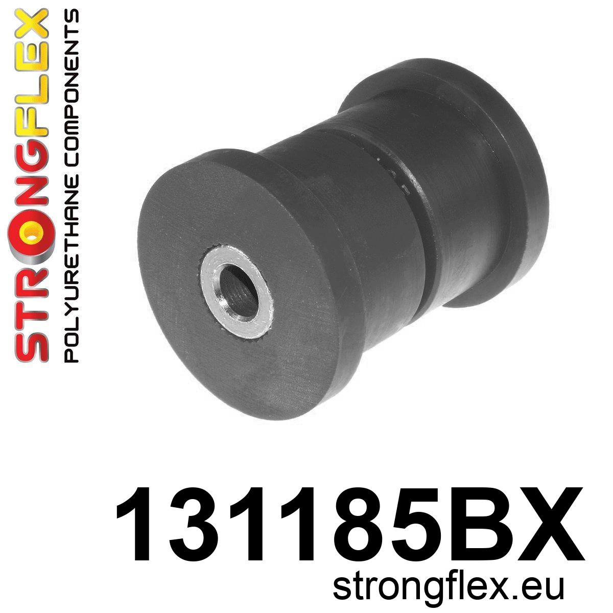 Strongflex Opel Vauxhall Achterste subframe rubber 44mm – 131185BX ZWART 1 Strongflex Opel Vauxhall Achterste subframe rubber 44mm – 131185BX ZWART
