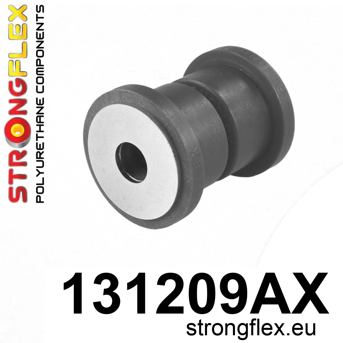 Strongflex Daewoo Voorste draagarm - voorste rubber 37mm SPORT – 131209AX ZWART 1 Strongflex Daewoo Voorste draagarm - voorste rubber 37mm SPORT – 131209AX ZWART