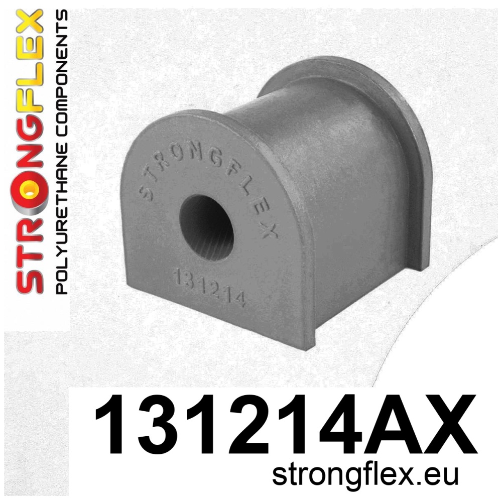 Strongflex Daewoo Voorste draagarm - achterste rubber SPORT – 131214AX ZWART