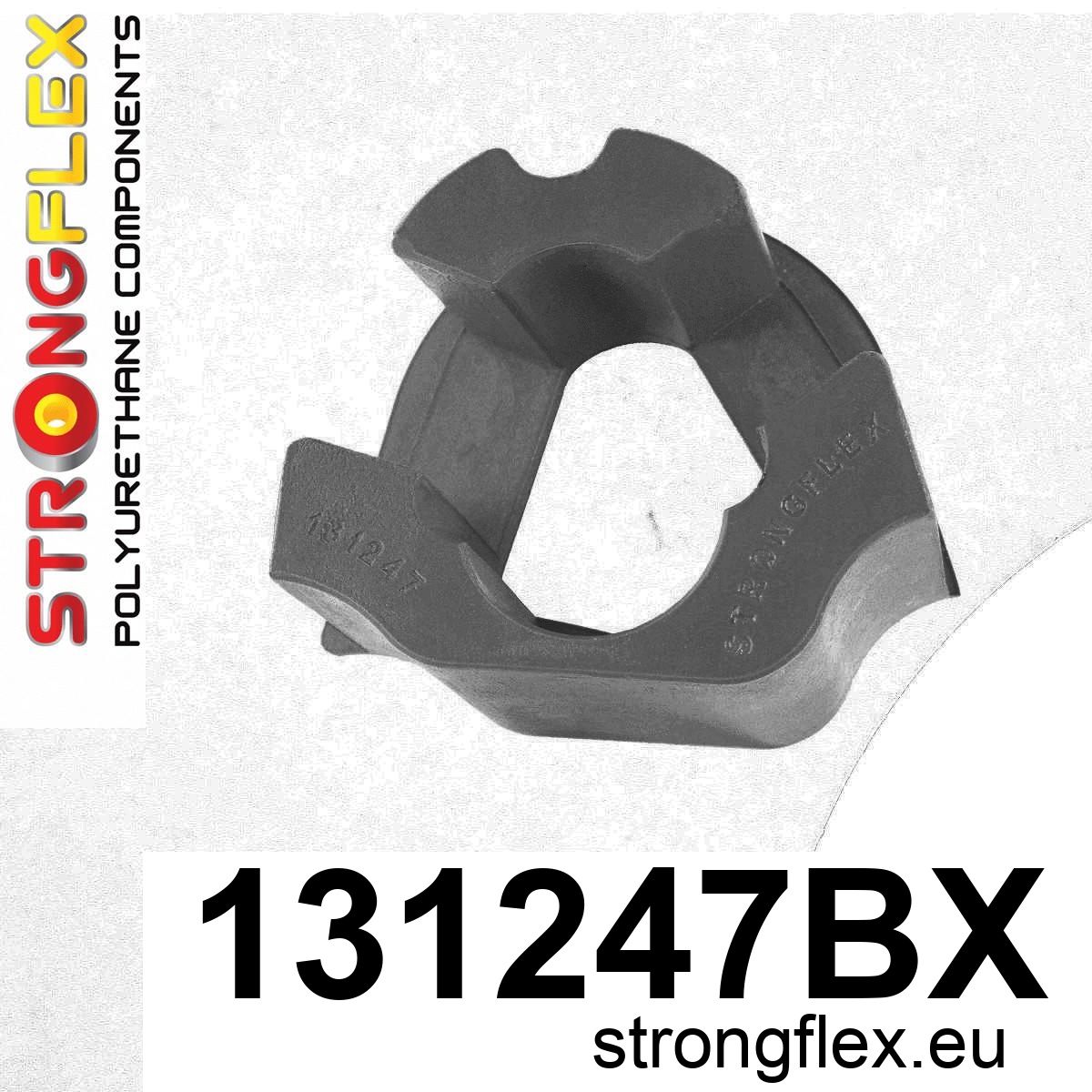 Strongflex Opel Vauxhall Right engine mount insert – 131247BX ZWART 1 Strongflex Opel Vauxhall Right engine mount insert – 131247BX ZWART