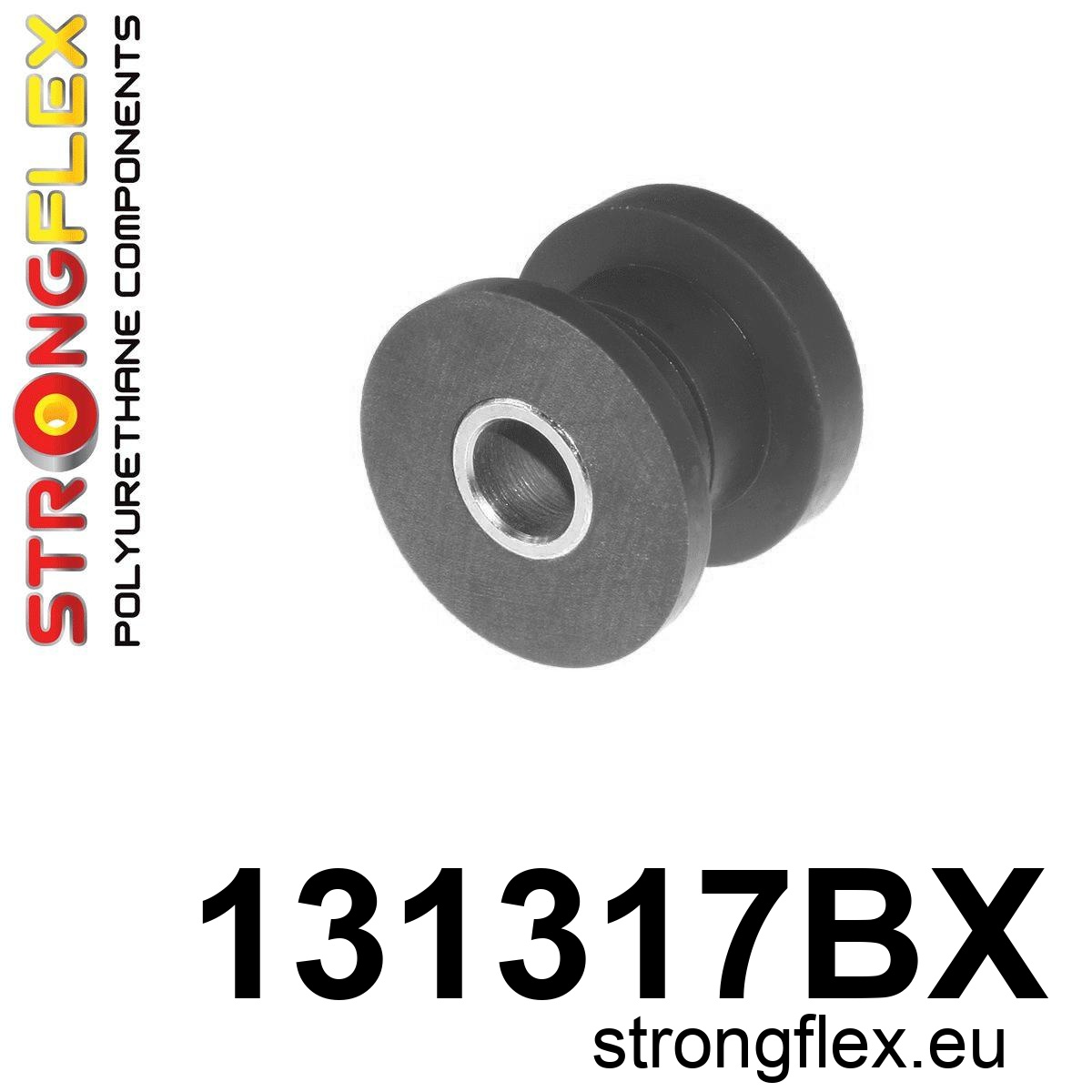 Strongflex Opel Vauxhall Voorste spoorstang naar chassis rubber – 131317BX ZWART 1 Strongflex Opel Vauxhall Voorste spoorstang naar chassis rubber – 131317BX ZWART